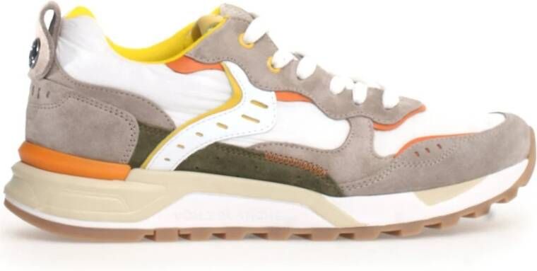 Voile blanche Suede and technical fabric sneakers Bholt. Multicolor Heren