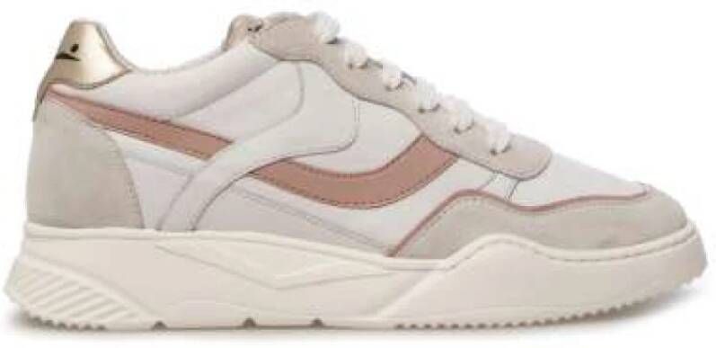 Voile blanche Stijlvolle Sneakers voor Modieuze Vrouwen Beige Dames