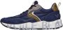 Voile blanche Blauwe Leren Nylon Club01 Sneakers Blue Heren - Thumbnail 2