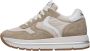 Voile blanche Suede and technical fabric sneakers Maran Beige Dames - Thumbnail 1