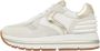 VOILE BLANCHE Lage Sneakers Dames Maran Power Maat: 35 Materiaal: Suède Kleur: Wit - Thumbnail 4