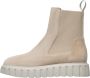 Voile blanche Suede ankle boots Grenelle Chelsea Beige Dames - Thumbnail 1