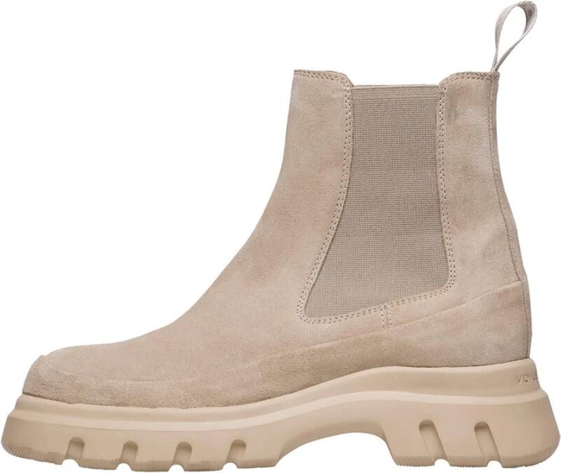 Voile blanche Suede ankle boots Twilly Chelsea 2 Beige Dames