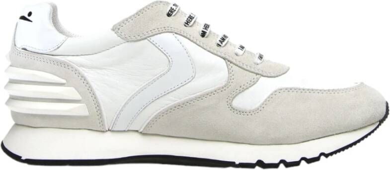 Voile blanche Witte Sneakers White Heren