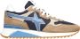 W6Yz Beige Technische Suède Sneakers YAK Beige Heren - Thumbnail 15