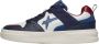 W6Yz Faux leather and suede sneakers Bond 2-M. Blue Heren - Thumbnail 1