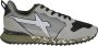 W6Yz Jet Suede Nylon Sneakers Gray Heren - Thumbnail 1