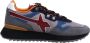 W6Yz Suede and technical fabric sneakers Yak-M. Multicolor Heren - Thumbnail 1