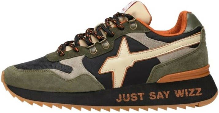 W6Yz Men& Shoes Laced YAK 11 Groen Heren