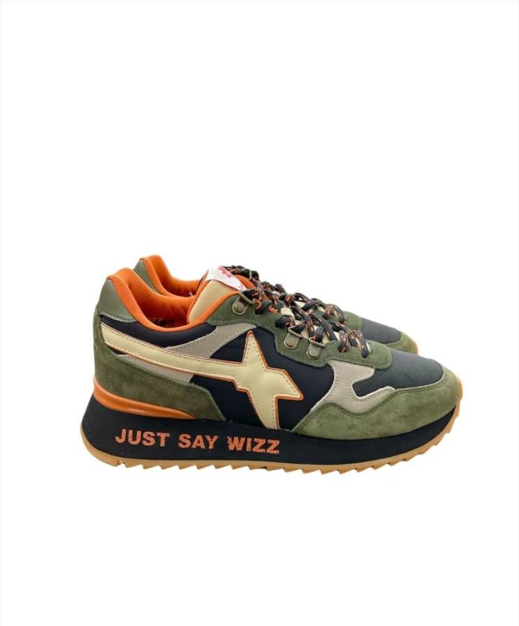 W6Yz Suede and technical fabric sneakers Yak-M. Multicolor Heren