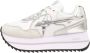 W6Yz Suede and technical fabric sneakers Deva W. White Dames - Thumbnail 1