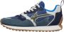 W6Yz Suede and technical fabric sneakers Loop-M. Blue Heren - Thumbnail 1