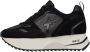 W6Yz Suede and technical fabric sneakers with sequins Anny 2 W. Black Dames - Thumbnail 1