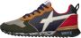 W6Yz Technical fabric and suede sneakers Jet-M. Multicolor Heren - Thumbnail 1