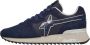 W6Yz Technical fabric and suede sneakers Yak-M. Blue Heren - Thumbnail 1