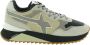 W6Yz Technical fabric and suede sneakers Yak-M. Beige Heren - Thumbnail 1