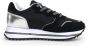 W6Yz Zwarte Paillet Sneakers Black Dames - Thumbnail 1