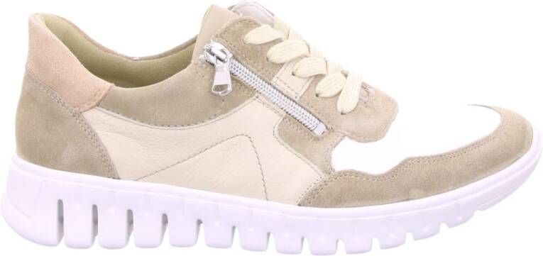 Waldläufer Beige Veterschoen Veloursleer Beige Dames