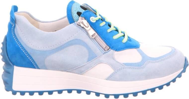 Waldläufer Blauwe Sportschoenen 797002 Blue Dames