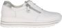 Waldläufer Brede Fit Lace-Zip Sneakers Wit White Dames - Thumbnail 1