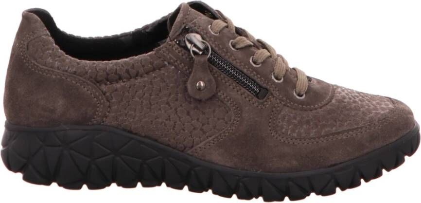 Waldläufer Bruine Veterschoenen Havy-Soft Brown Dames