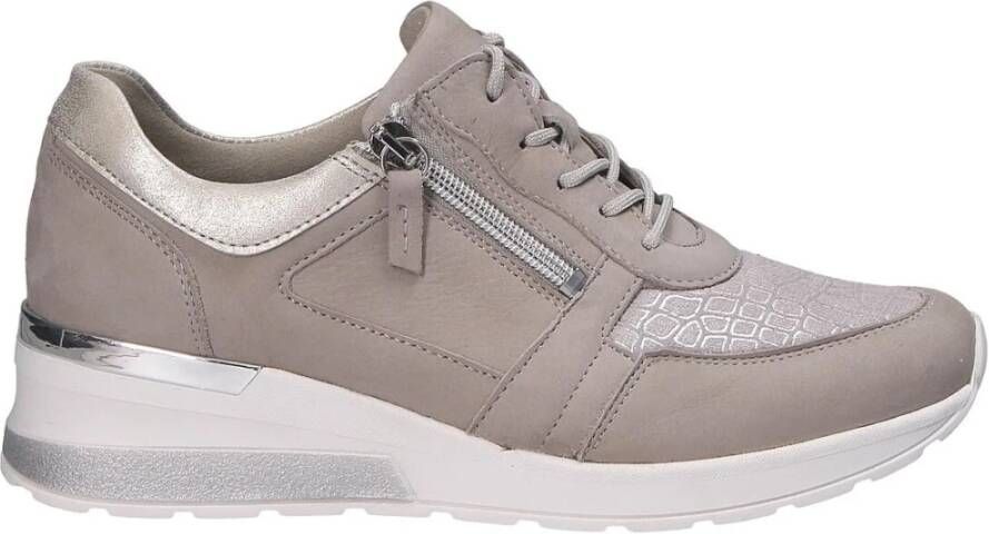 Waldläufer Comfortabele Grijze Zachte Schoenen Gray Dames