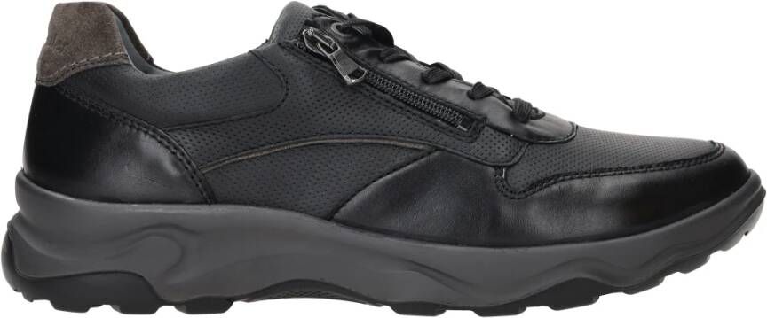 Waldläufer Comfortabele Zwarte Sneaker Black Heren