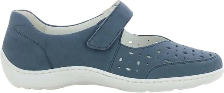 Waldläufer Dames Jeans Henni Schoenen Blue Dames