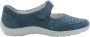 Waldläufer Dames Jeans Henni Schoenen Blue Dames - Thumbnail 1