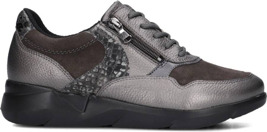 Waldläufer Dames Rits Sneakers Antraciet Gray Dames