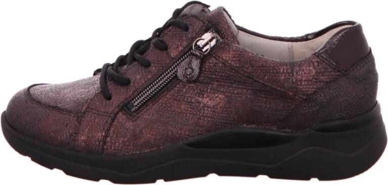 Waldläufer Gabriele Veterschoenen Bordeaux Brown Dames