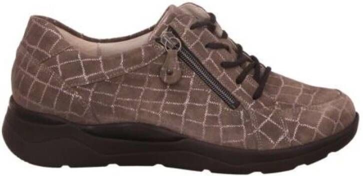 Waldläufer Grijze Veterschoenen Gray Dames