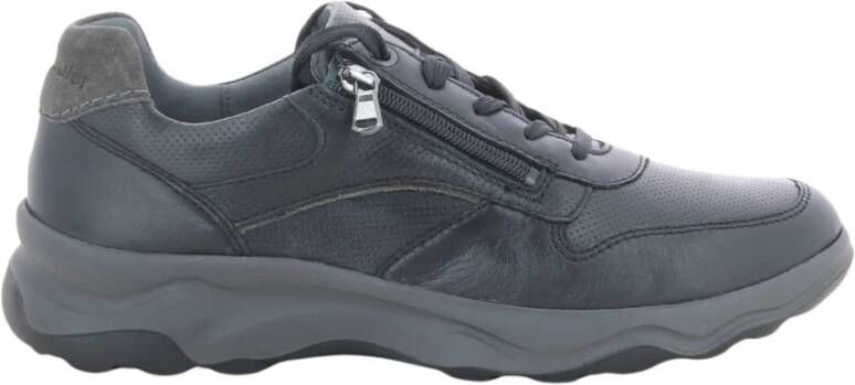 Waldläufer Heren Schoenen Zwart 718006 MAX Black Heren