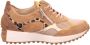 Waldläufer Sportieve Pinky Sneakers met Patroon Sportschoenen Beige Dames - Thumbnail 1