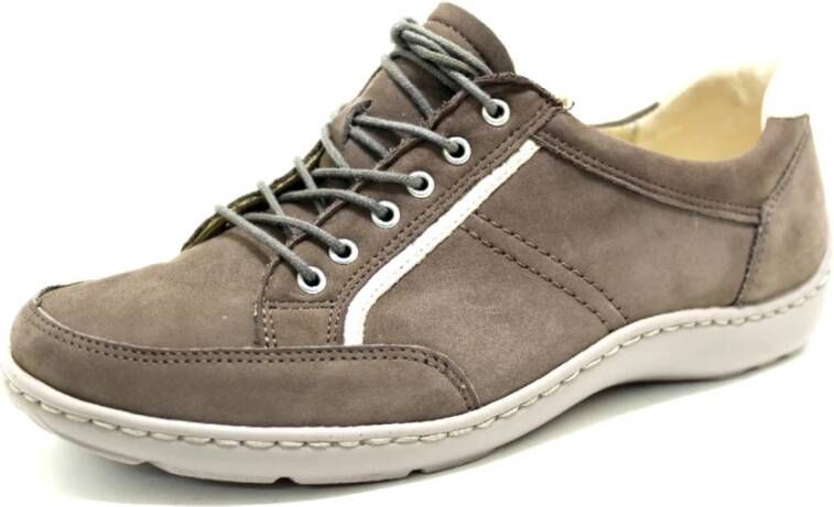 Waldläufer Veterschoenen Grijs 496013 Gray Dames