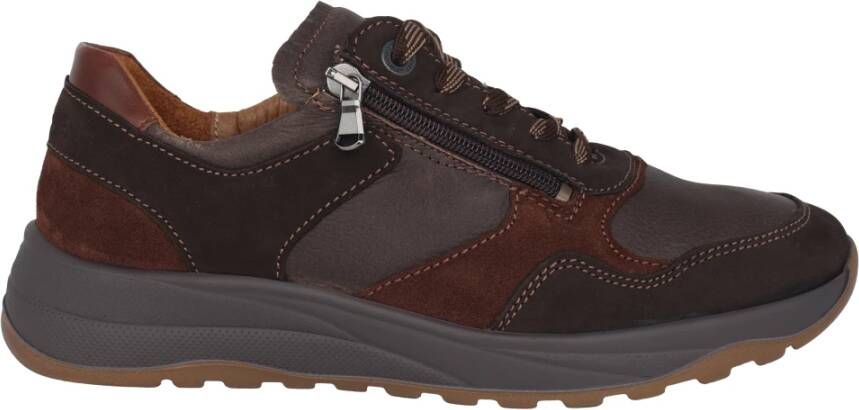 Waldläufer Wijde pasvorm Sneaker Bruin Brown Heren