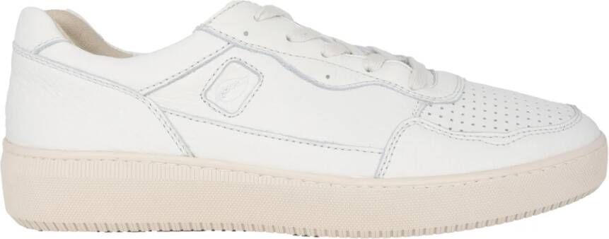 Waldläufer Witte Wide Fit Heren Sneaker White Heren