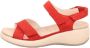 Waldläufer Wood Rust Sandals Red Dames - Thumbnail 1