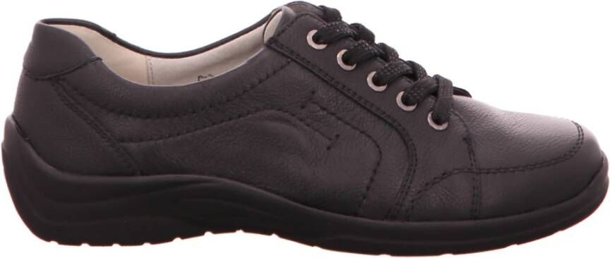 Waldläufer Zwarte Casual Schoenen 312003 Black Dames