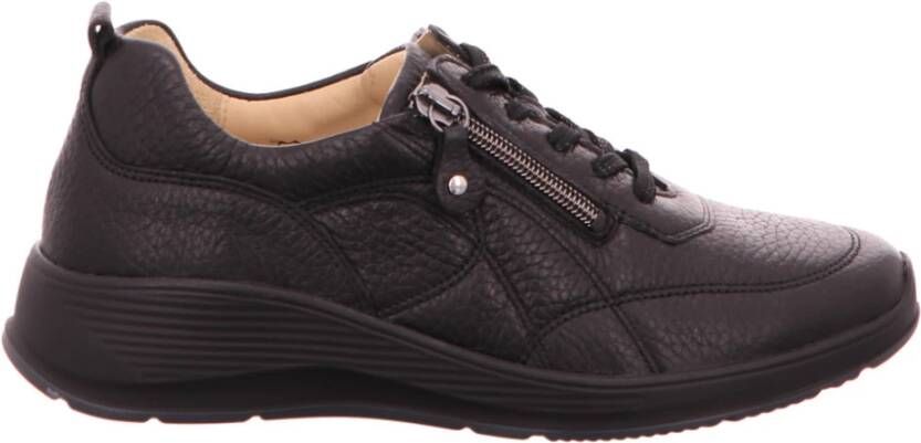 Waldläufer Zwarte Sneakers 698004 Black Dames