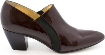 Walter Steiger Bordeaux Gelakte Leren Laarzen Red Dames