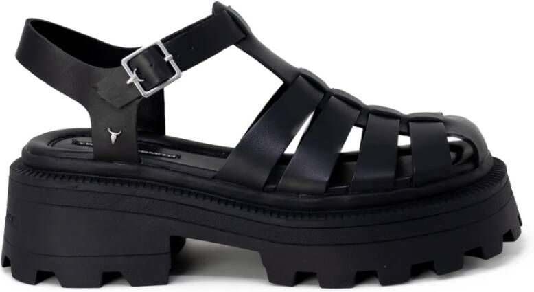 Windsor Smith Leren Hakken Schoenen Lente Zomer Collectie Black Dames