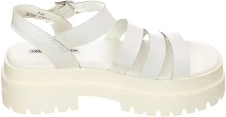 Windsor Smith Witte platte sandalen voor dames White Dames