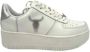 Windsor Smith Witte leren damessneakers met logo White Dames - Thumbnail 1