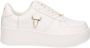 Windsor Smith Witte Leren Sneaker met Gouden Metalen Logo White Dames - Thumbnail 2