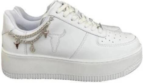 Windsor Smith Witte Sneakers met Stierenkop White Dames