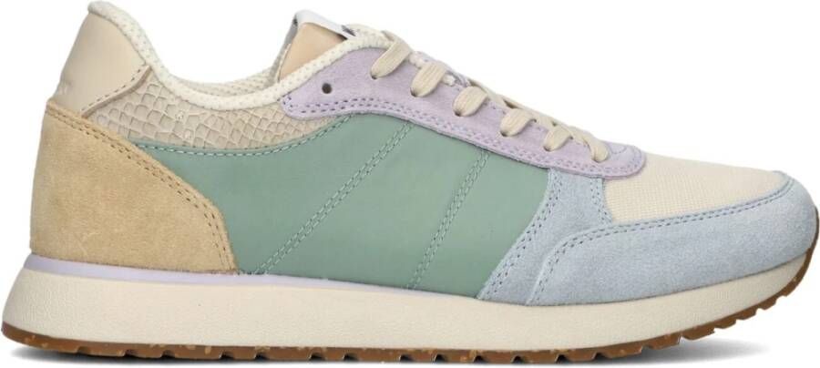 Woden Beige Textiel Lage Dames Sneakers Multicolor Dames