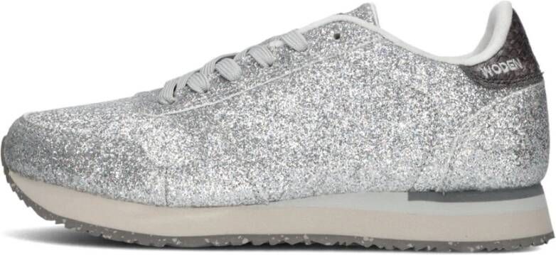 Woden Glitter Icon Sneakers voor Dames Gray Dames