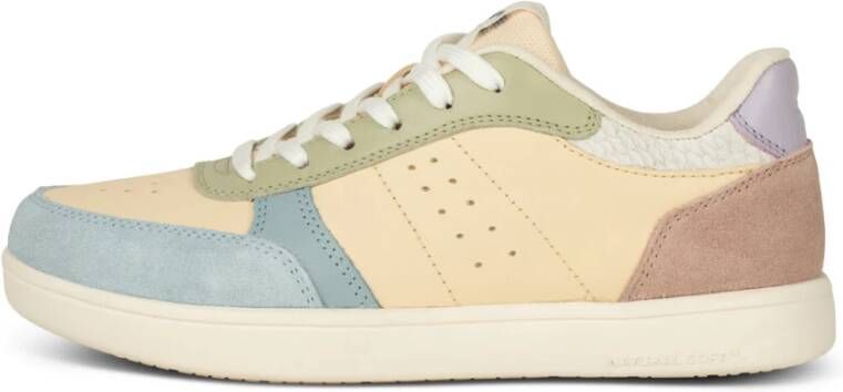 Woden Klassieke Mix Sneaker met Kenmerken Multicolor Dames