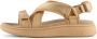 Woden Line Cross Beige dames sandaal - Thumbnail 2